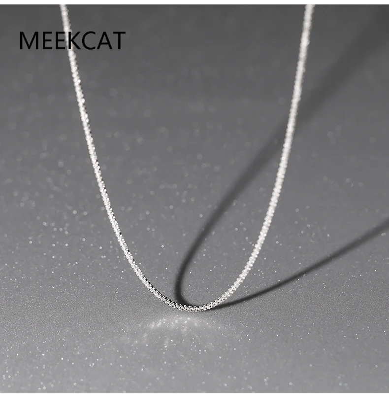 Crystal Choker Necklace - قلادة فضية عيار 925 بتصميم سلسلة