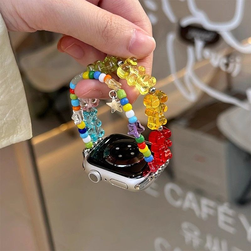 Jewelry Making Watches - خرزة Bear Gummy متوافقة مع 38/40/41/42/44/45/46/49