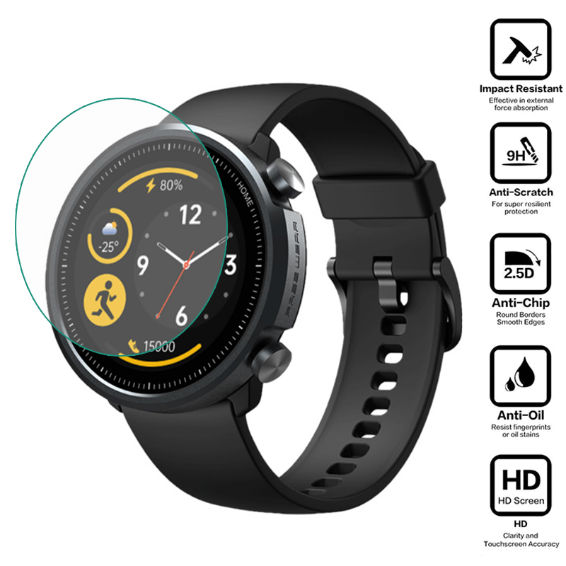 A1 Watches & Jewelry New York Photos - من الصعب الزجاج المقسى Smartwatch طبقة