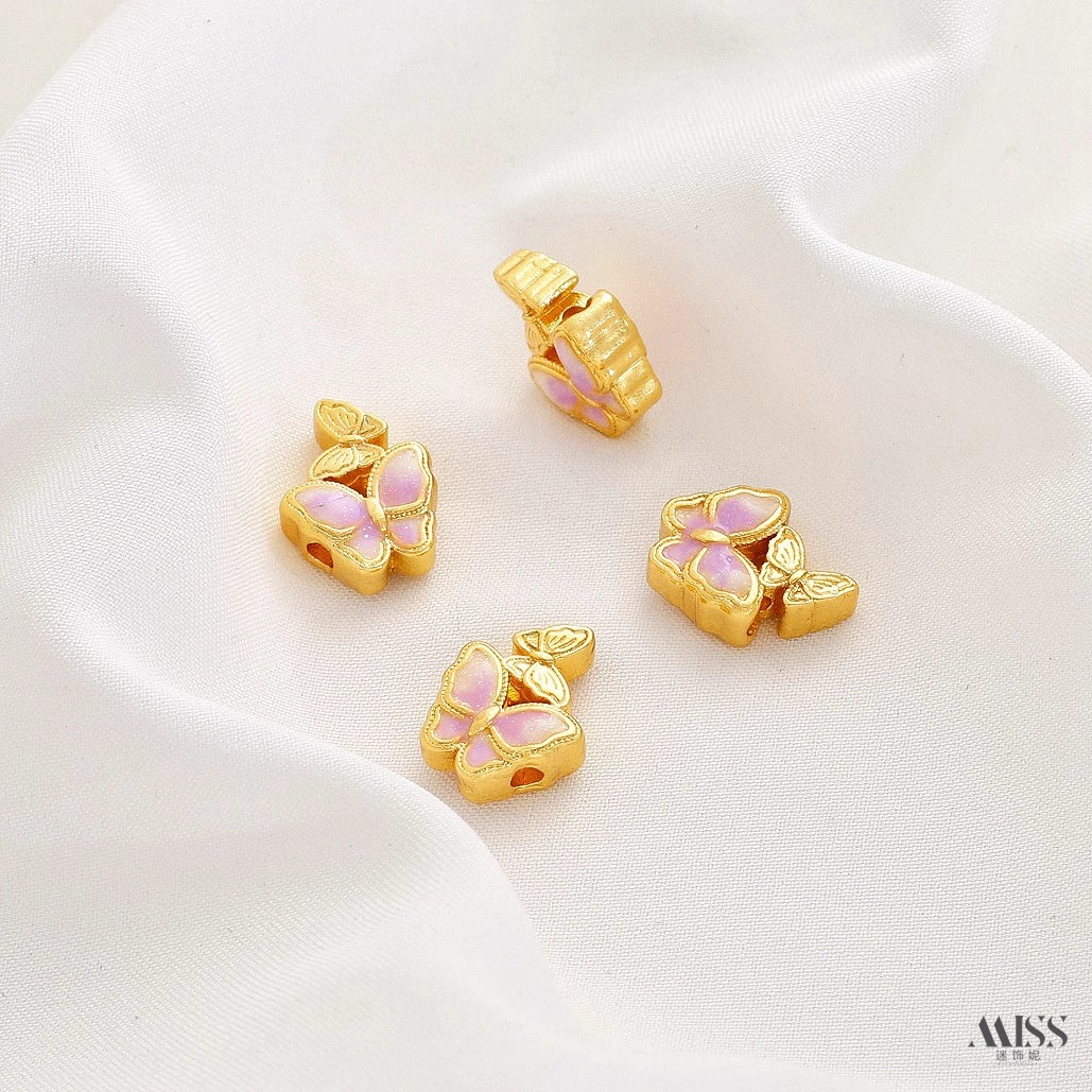 خرز فاصل مطلي بالذهب عيار 18 ق - مراجعة Rose Gold Bracelet وسعره