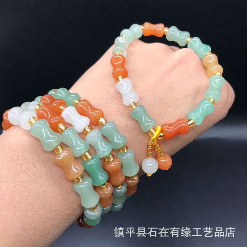 سوار مجوهرات من خرز اليشم ثلاث - مراجعة The Jewelry & Watches وسعره