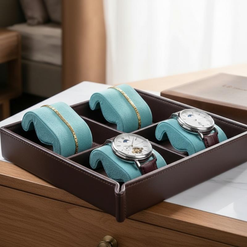 وسادات لعلب الساعات، وسادة عرض - مراجعة Jewelry Watches Box وسعره