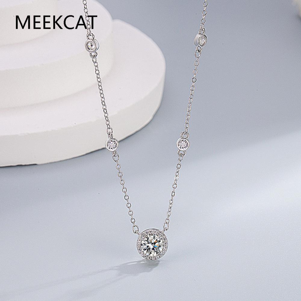 قلادات مويسانيت 1/2/3 قيراط لل - مراجعة Crystal Choker Necklace وسعره