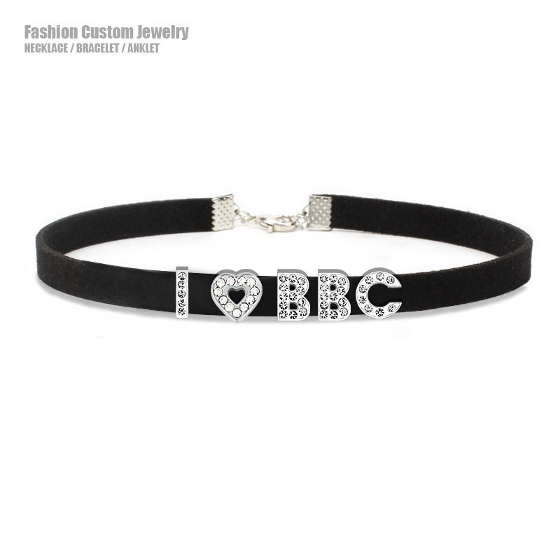 Goth مثير حجر الراين رسائل أنا - مراجعة Crystal Choker Necklace وسعره