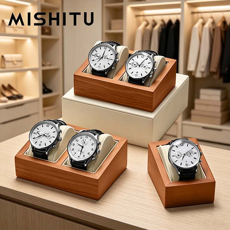 صندوق تخزين ساعات من الخشب الص - مراجعة Jewelry Watches Box وسعره