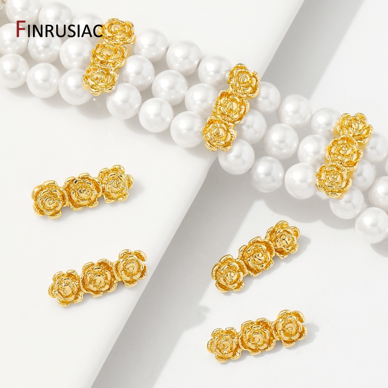 فاصل خرز على شكل وردة من النحا - مراجعة Rose Gold Bracelet وسعره