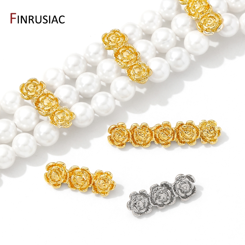 فاصل خرز على شكل وردة من النحا - مراجعة Rose Gold Bracelet وسعره