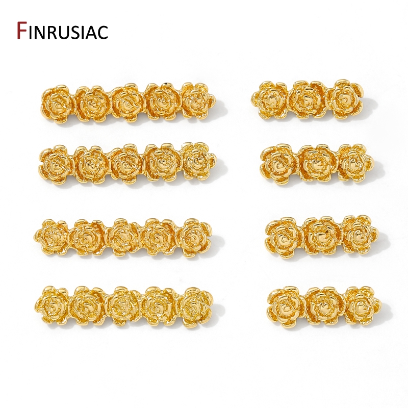 فاصل خرز على شكل وردة من النحا - مراجعة Rose Gold Bracelet وسعره