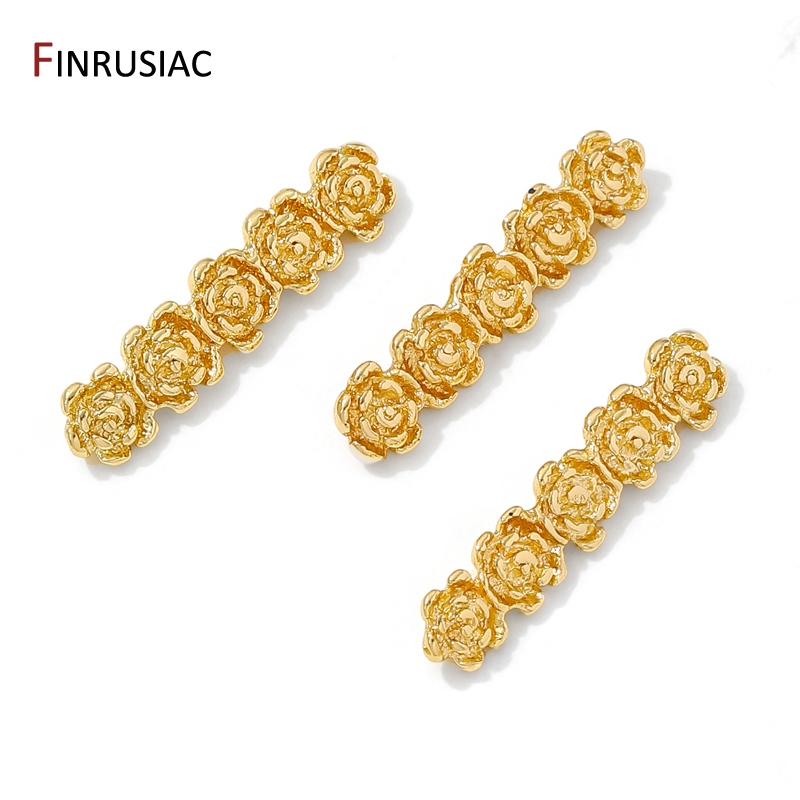 فاصل خرز على شكل وردة من النحا - مراجعة Rose Gold Bracelet وسعره
