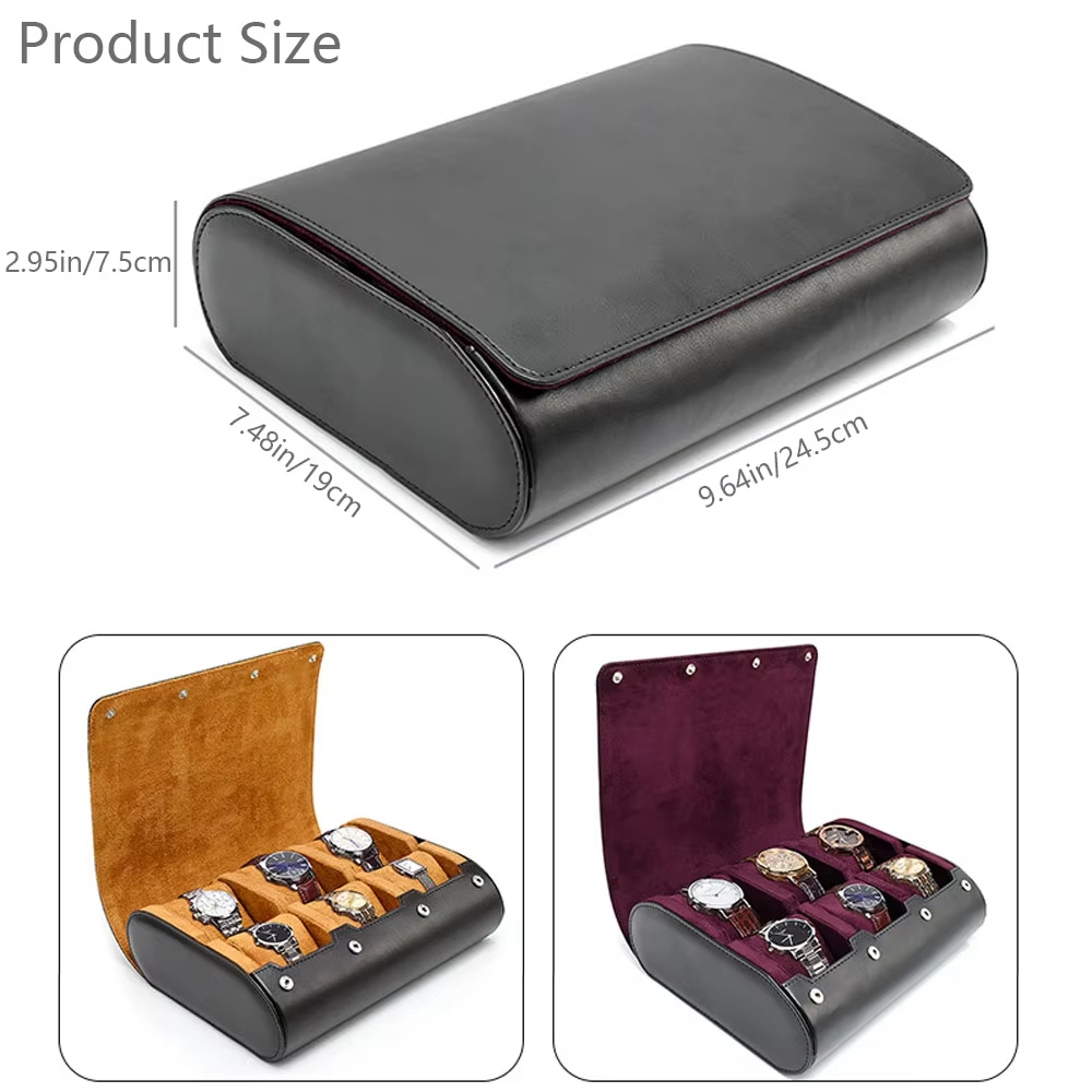 حافظة ساعات للسفر للرجال والنس - مراجعة Jewelry Watches Box وسعره