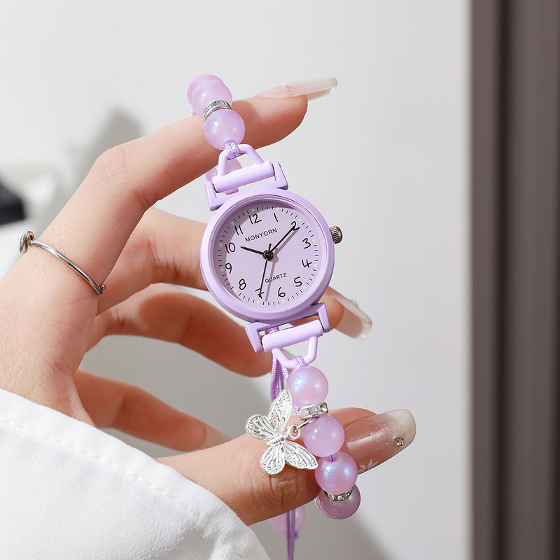 ساعة نسائية بتصميم فراشة مزينة - مراجعة Jewelry Making Watches وسعره