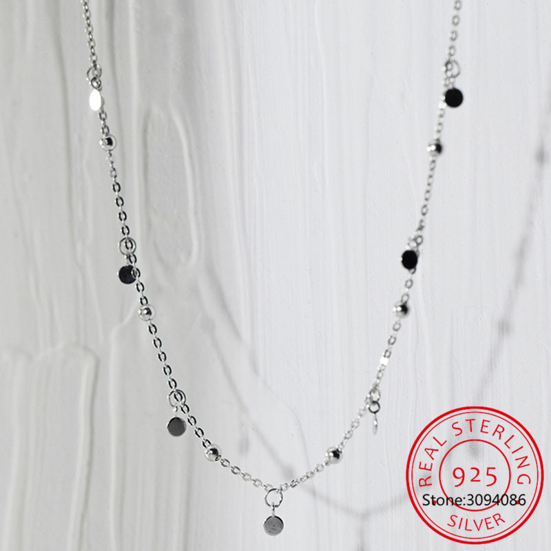 925 فضة مجوهرات حساسة أقراص حب - مراجعة Crystal Choker Necklace وسعره