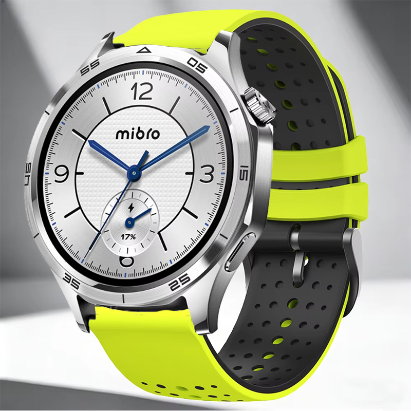 حزام سيليكون ثنائي اللون بعرض  - مراجعة A1 Watches & Jewelry New York Photos وسعره