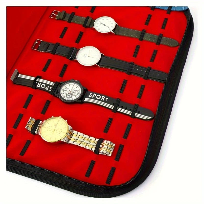 حقيبة تخزين ساعات بـ 20 فتحة،  - مراجعة Jewelry Watches Box وسعره