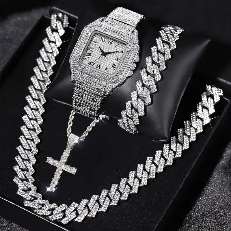 4 قطع من مجموعة المجوهرات الفا - مراجعة Jewelry Type Watches وسعره