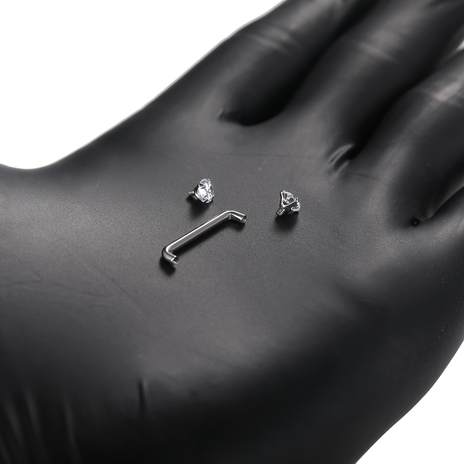 ثقب جلدي بسطح التيتانيوم للنسا - مراجعة Christina Jewelry & Watches Marguerite Ørestik Forgyldt Sølv وسعره