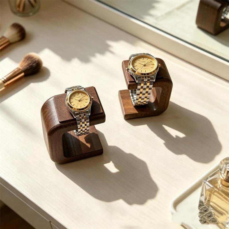 حامل ساعات خشبي صلب مزخرف لعرض - مراجعة Jewelry With Watches وسعره
