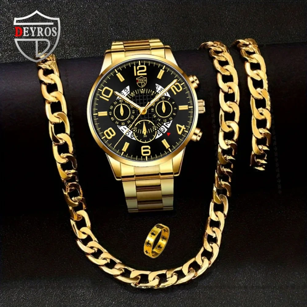 4 قطعة/المجموعة الرجال عارضة و - مراجعة Best Jewelry Watches وسعره